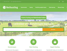 Tablet Screenshot of nethosting.nl